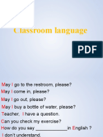 Classroom Languaje