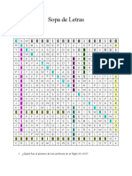 Sopa de Letras - Oraganizacion de Documentos