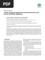 Research Article: A Smart System For Sitting Posture Detection Based On Force Sensors and Mobile Application