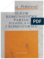 Sukob Komunisticke Partije Jugoslavije I Kominforma