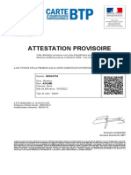 Attestation Provisoire 0050425354