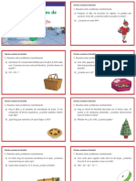 Es t2 T 984 Calculos Mentales de Navidad Tarjetas de Desafio de Matematicas - Ver - 4