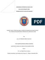 Universidad Autónoma de Nuevo León Facultad de Arquitectura Subdirección de Estudios de Posgrado