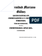 Universidad Mariano Gálvez: Licenciatura en Criminalística y Ciencias Forenses