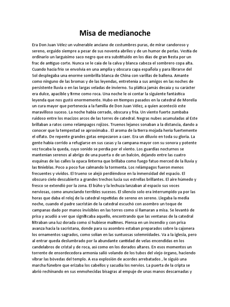 Misa de Medianoche | PDF