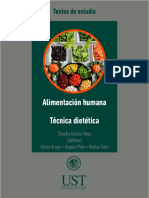 Alimentación Humana Técnica Dietética: Textos de Estudio