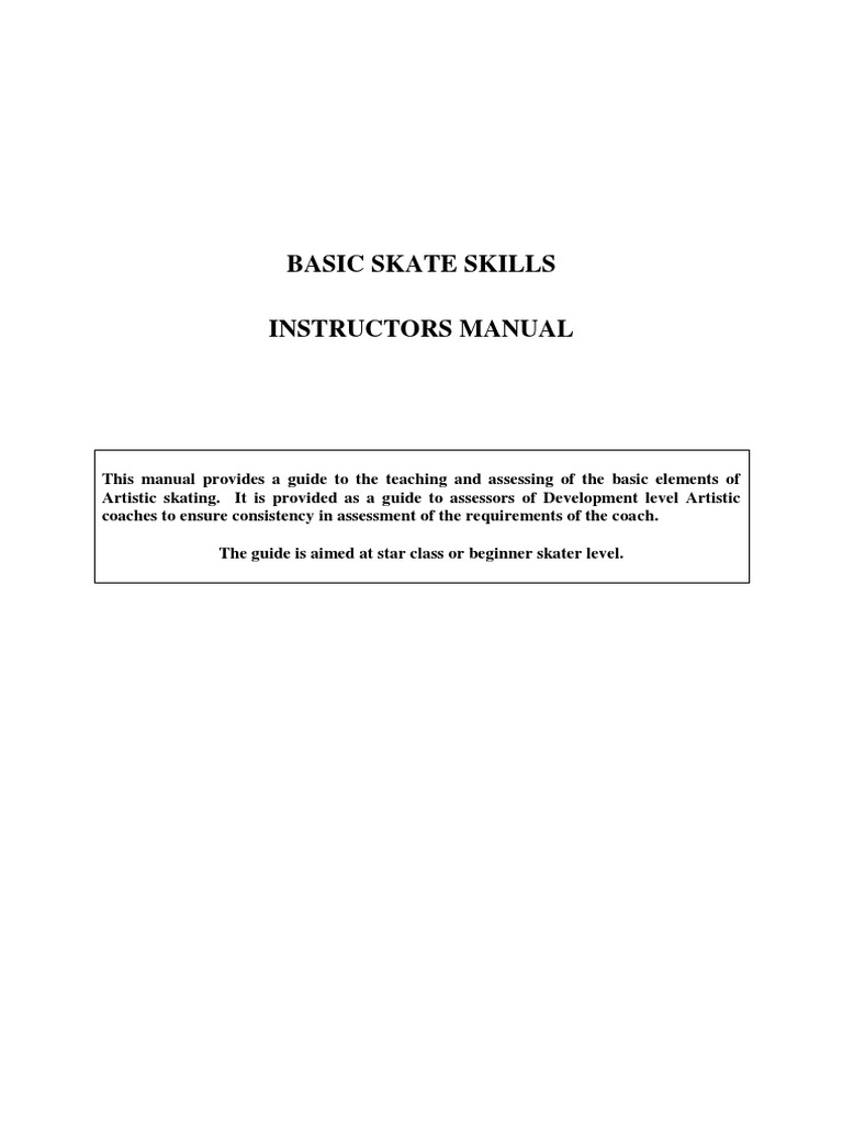 Basic skate skills pdf foot rotation