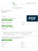 Solicitud de Servicio Factoring