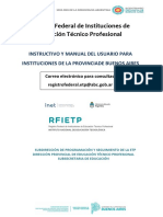 INSTRUCTIVO RFIETP 2023 - Manual Del Usuario Institucional