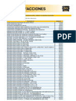 Los Precios de Ésta Lista Son Sólo de Referencia.: en Refacción, Somos Tu Mejor Solución