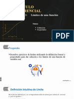 Cálculo Diferencial: Unidad I: Límites de Una Función