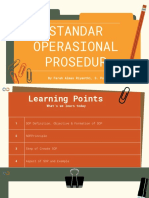 Standar Operasional Prosedur: by Farah Almas Riyanthi, S. Psi