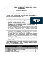 Tabela de Avaliação Da Prova Discursiva Critérios Pontos