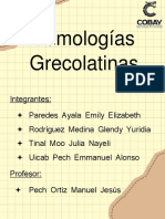 Etimologías Grecolatinas