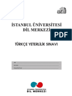 Türkçe Yeterlilik Sınavı 13