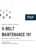 Single Point Lesson - V-Belt Maintenance 101