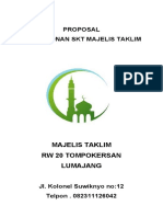 Proposal Permohonan SKT Majelis Taklim