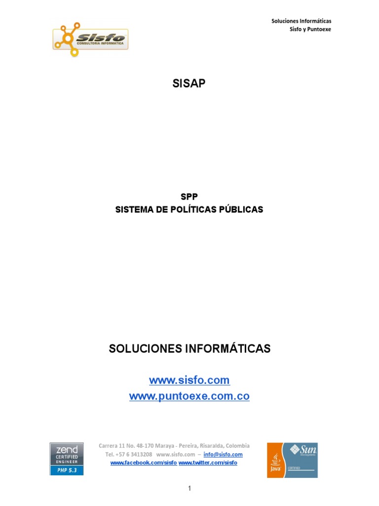 Acceso a SISAP en Línea Pereira | PDF