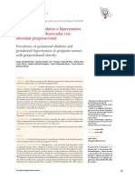 Prevalencia de Diabetes e Hipertensión Gestacional en Embarazadas Con Obesidad Pregestacional