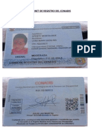 Carnet de Registro Del Conadis