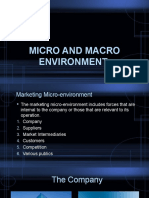 Micro and Macro Environment