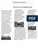 Battle of Sommes - News Report