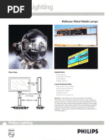 Philips Reflector Metal Halide Lamps Bulletin 12-92