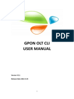 Gpon Olt Cli User Manual: Release Date 2021-4-25