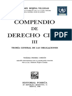 Compendio Derecho Civil: Rafael Rojina Villegas