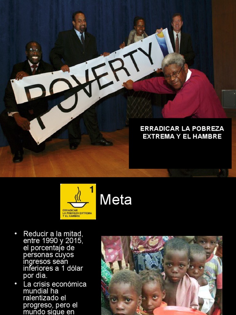 Erradicación de Pobreza y Hambre | PDF | Pobreza | Pobreza e indigencia