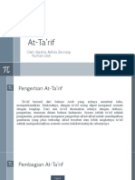 MENGERTIKAN AT-TA'RIF