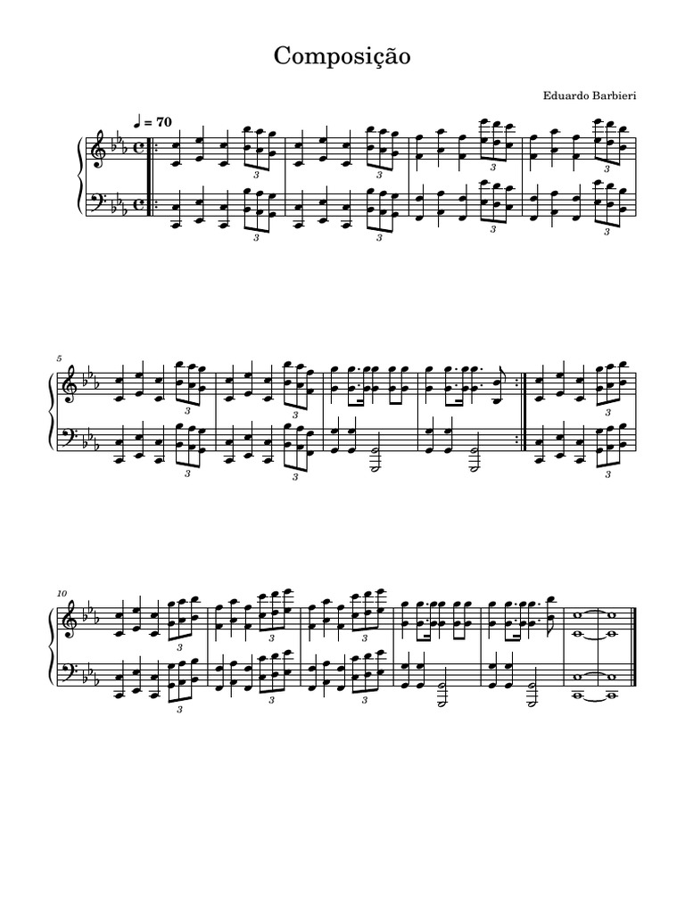 Composição - Estruturação Musical | PDF