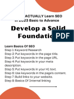 How To ACTUALLY Learn SEO in 2023
