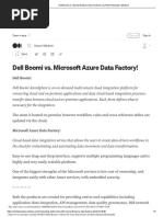 Dell Boomi vs. Microsoft Azure Data Factory by Richie Bachala Medium PDF