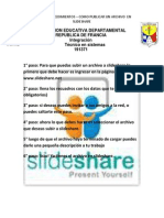 Aprender a Subir Un Archivo Slide Share