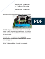 100 Watt Amplifier Circuit TDA7294 PCB - Electronics Projects Ci
