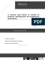 Capacitacion - La Violencia Sexual Laboral en Contexto de Pandemia