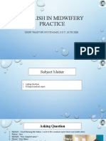 English in Midwifery Practice: Dhini Wahyuni Novitasari, S.S.T., M.TR - Keb