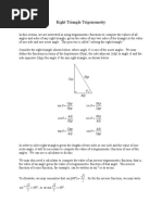 Right Triangle Trigonometry: Opp Hyp Adj Hyp Opp Adj Hyp Opp Hyp Adj Adj Opp