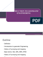 Introduction To Geomatic Engineering