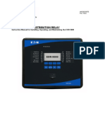 Edr-5000 Eaton Distribution Relay: Instruction Manual For Installing, Operating, and Maintaining The EDR-5000