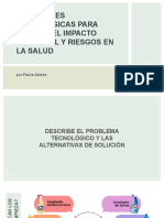 Soluciones Tecnológicas para Reducir El Impacto Ambiental y Riesgos en La Salud