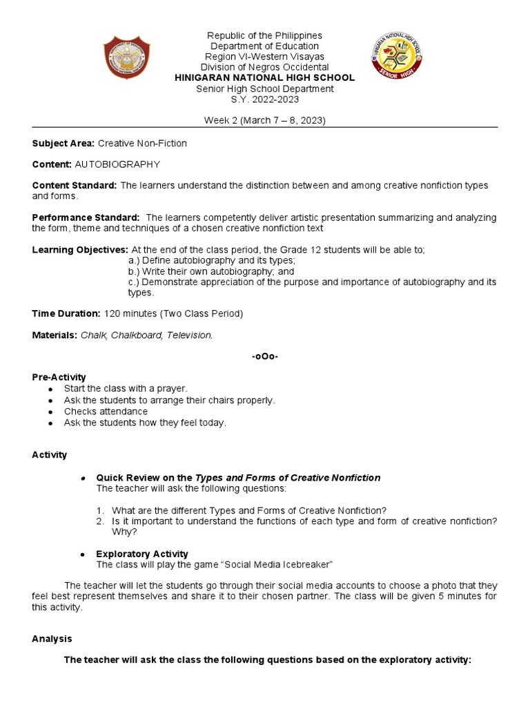 Autobiography visual data 2