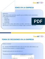 TOMA DE DECISIONES EMPRESARIALES