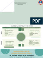 Matriz de Administración Del Tiempo