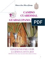 Camino Cuaresmal Guadalupano 2023: Reflexiones para Vivir La Semana Santa 2023