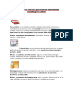 Antibióticos Más Utilizados para Combatir Enfermedades Causadas Por Bacterias