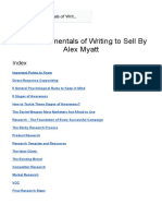 The Fundamentals of Writing To Sell