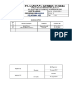 Pt. Lancang Kuning Sukses: Hse Training Procedure