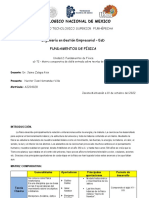 Matriz Comparativa de Doble Entrada Sobre Teorías de La Física